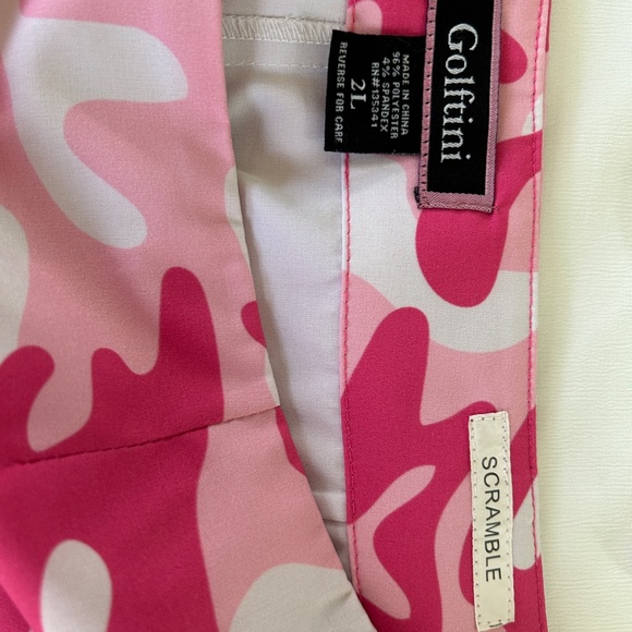 Golftini Golf Skort Skirt Performance Stretch Scramble Camo Size 2L - Picture 6 of 7